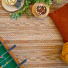Sol tissé plat Salsa Épices, revêtement décoratif résistant pour pièce de vie moderne