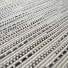 Tissé plat aspect naturel Designer black and white - gros plan