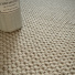 Moquette naturelle en laine et sisal - Organic - Café au lait, gros plan sur le tissage naturel