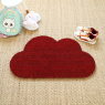 Visuel - Tapis d'entrée déco Nuage - Fibre de Coco 17mm - Rouge
