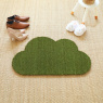 Visuel - Tapis d'entrée déco Nuage - Fibre de Coco 17mm - Vert