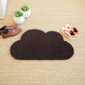 Visuel - Tapis d'entrée déco Nuage - Fibre de Coco 17mm - Brun