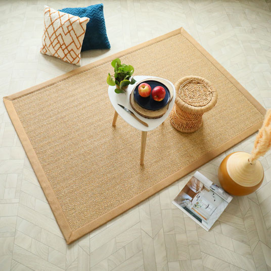 Chevron Jazz - Malt - Ganse Fibre de lin - Camel